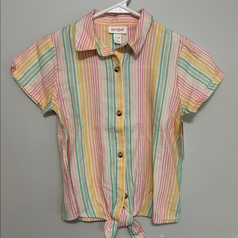 NWT Girls Top Sz M 7/8